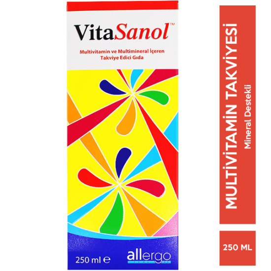 Allergo VitaSanol Multivitamin Mineral 250 ML - 1