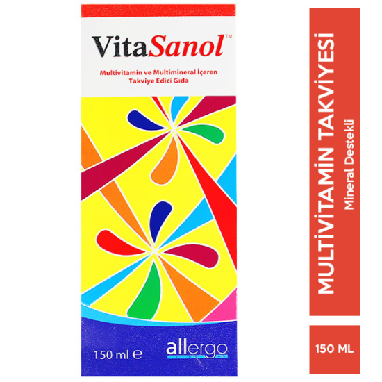 Allergo VitaSanol Multivitamin Multimineral Şurup 150 ml - 1