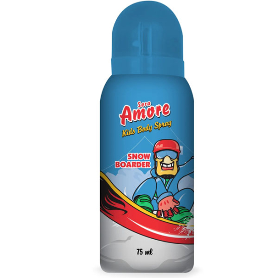 Amore Kids Sprey Deodorant Snow Boarder 75 ml - 1