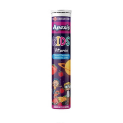 Apexis Kids Vitamin Ahududu ve Çilek Aromalı 20 Efervesan Tablet - Apexis
