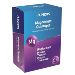 Apexis Magnesium Quintuple 60 Tablet - Apexis