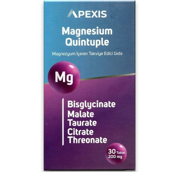 Apexis Magnesium Quintuple 30 Tablet - 1