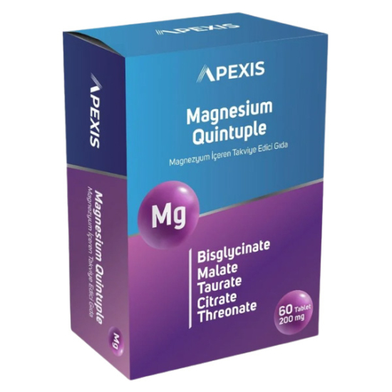 Apexis Magnesium Quintuple 60 Tablet - 1