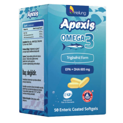 Apexis Omega 3 50 Yumuşak Kapsül Balık Yağı Takviyesi - Apexis