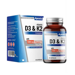 Apexis Vit D3 K2 C 1000 mg 30 Kapsül - Apexis