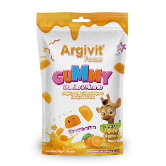 Argivit Focus Gummy 30 Çiğneme Tableti - 1