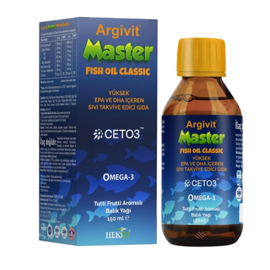 Argivit Master Fish Oil Epa ve Dha İçeren Balık Yağı 150 ml - 1
