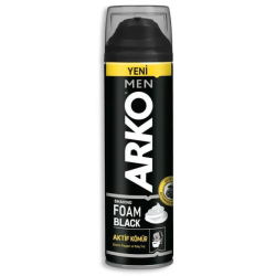 Arko Men Black Aktif Kömürlü Tıraş Köpüğü 200 ml - Arko