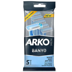 Arko Men Tıraş Bıçağı Banyo 5 Adet - Arko