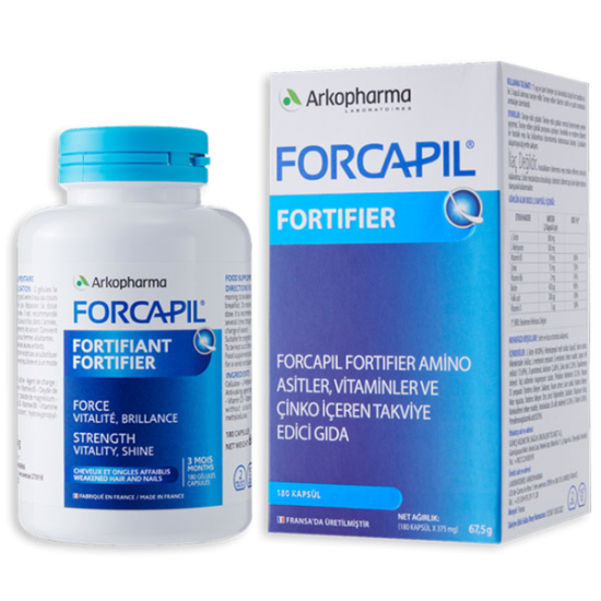 Arkopharma Forcapil Fortifier Hair Nails 180 Kapsül - 1