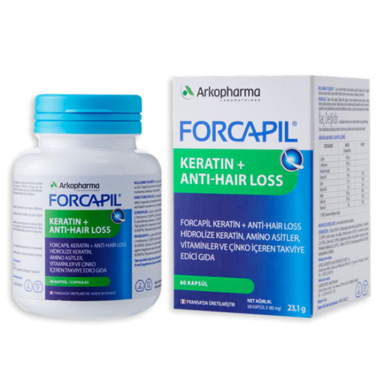 Arkopharma Forcapil Keratin Anti Hair Loss 60 Kapsül - 1