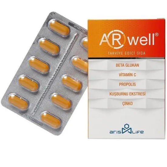 Arwell 30 Tablet Beta Glukan Takviyesi - 2