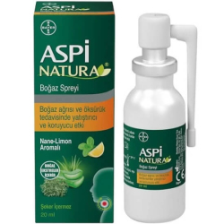Aspinatura Boğaz Spreyi Nane Limon 20 ML - Aspinatura
