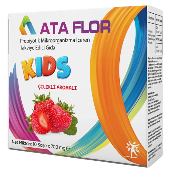 Ata Flor Kids Çilek Aromalı Probiyotik 10 Şase - 1