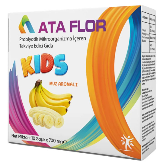 Ata Flor Kids Muz Aromalı Probiyotik 10 Şase - 1