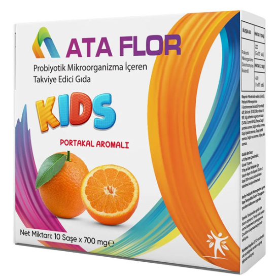 Ata Flor Kids Portakal Aromalı Probiyotik 10 Şase - 1