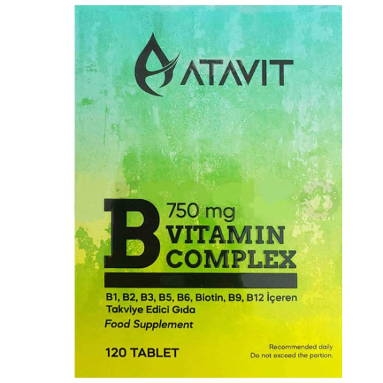 Atavit B Vitamin Complex 750 mg 120 Tablet - 1