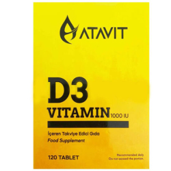 Atavit D3 Vitamin 1000 IU 120 Tablet - Atavıt