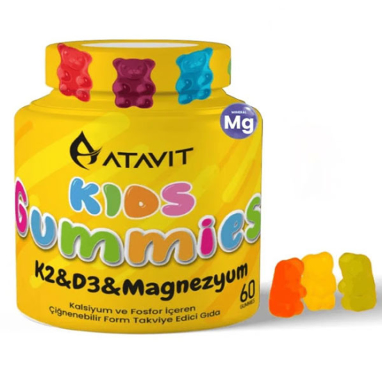 Atavit Kids D3 K2 Magnezyum 60 Gummies - 1