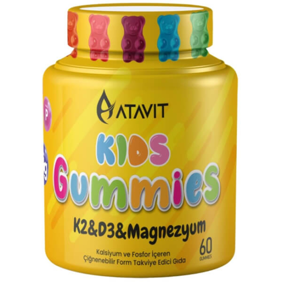 Atavit Kids D3 K2 Magnezyum 60 Gummies - 1