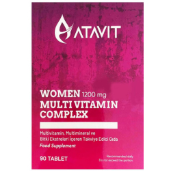 Atavit Women Multivitamin Complex 1200 mg 90 Tablet - Atavıt