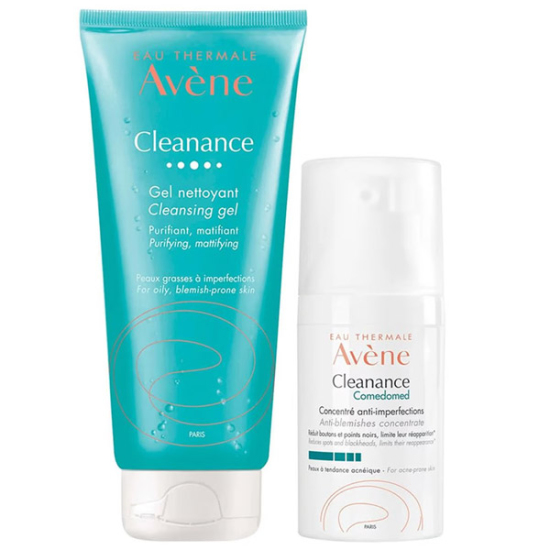 Avene Cleanance Cleansing Gel 200 ml + Avene Cleanance Comedomed Anti Blemishes Concentrate 30 ml - 1