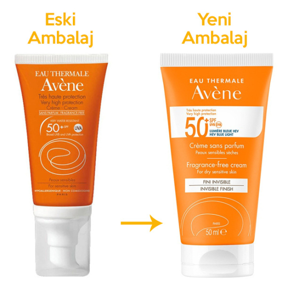 Avene Cream Sans Spf 50 50 ML Güneş Kremi - 2