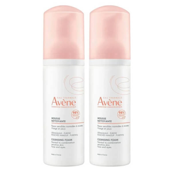 Avene Mousse Nettoyante 150 ml 2 Adet Yüz Temizleme Köpüğü - 1