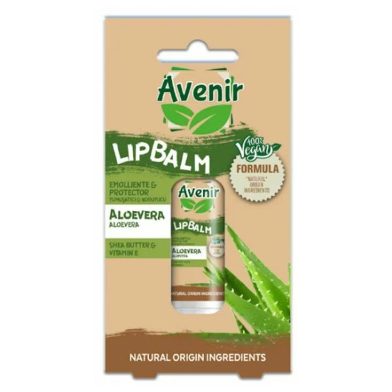 Avenir Stick Lip Balm Vegan Aloe Vera - 1