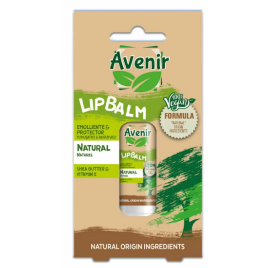 Avenir Stick Lip Balm Vegan Natural - 1