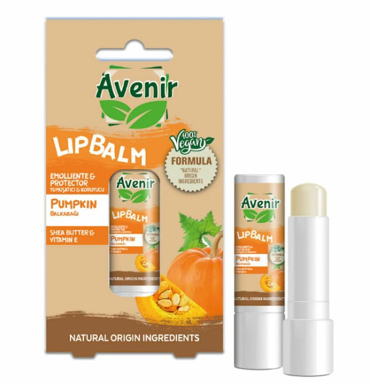 Avenir Stick Lip Balm Vegan Pumpkin - 1