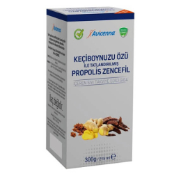 Avicenna Keçiboynuzu Özü ile Tatlandırılmış Propolis Zencefil 300 gr - Avicenna