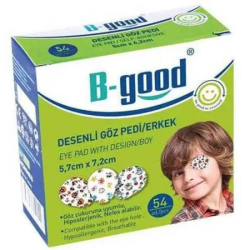 B good Desenli Erkek Göz Pedi 54 Adet - B Good