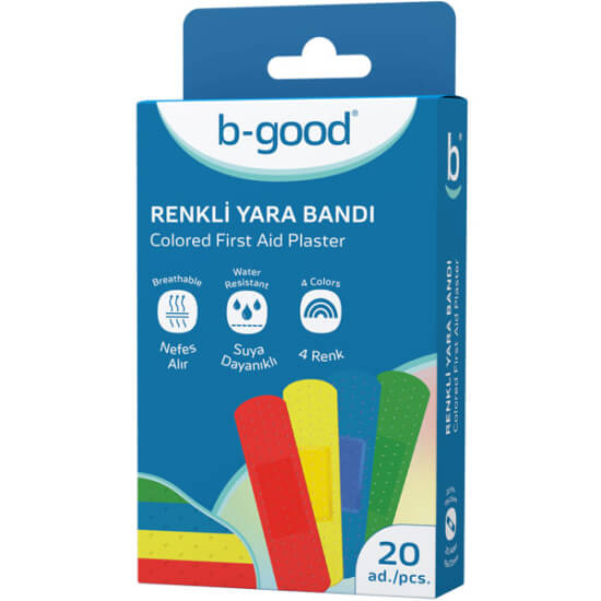 B Good Renkli Yara Bandı 20 Adet - 1