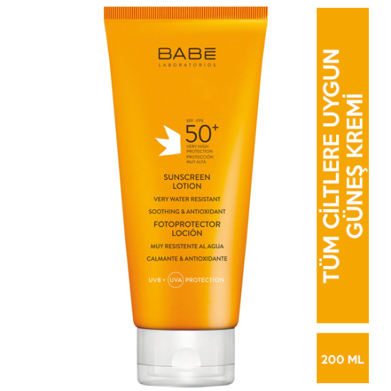 Babe Sunscreen Lotion SPF 50 200 ML Güneş Losyonu - 1