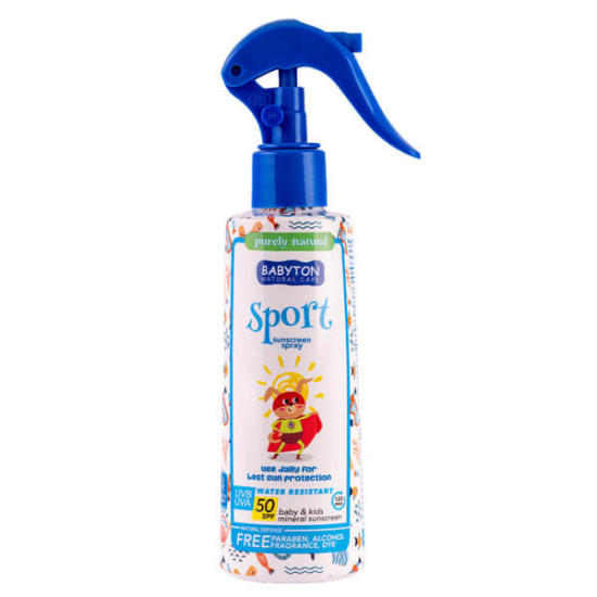 Babyton Bebek ve Çocuklar için Doğal Güneş Koruyucu Sprey 200 ml - 1