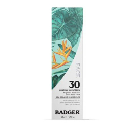 Badger Organik Yüz Güneş Kremi SPF 30 50 ml - Badger Balm