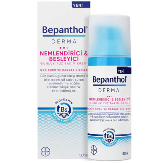 Bepanthol Derma Nemlendirici ve Besleyici Yüz Bakım Kremi 50 ML - 1