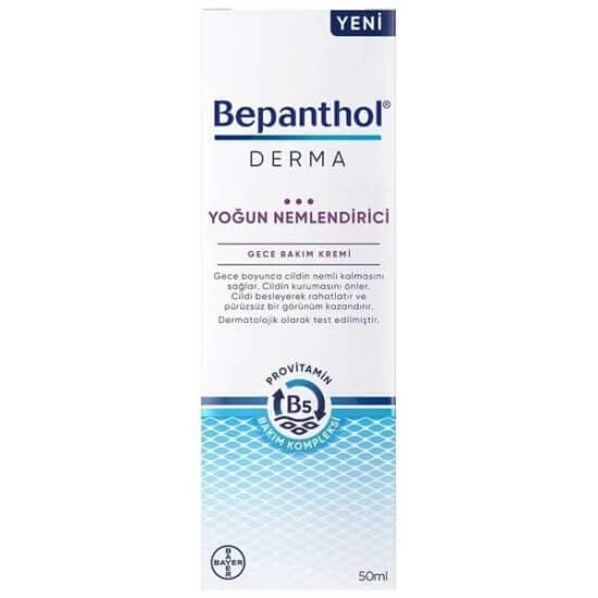 Bepanthol Derma Yoğun Nemlendirici Gece Bakım Kremi 50 ML - 1