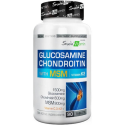 Suda Vitamin Glucosamine Chondroitin MSM 90 Tablet Glukozamin Kondrotin Takviyesi - Suda Vitamin