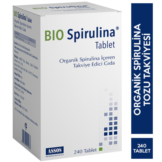 Bio Spirulina 240 Tablet Gıda Takviyesi - 1