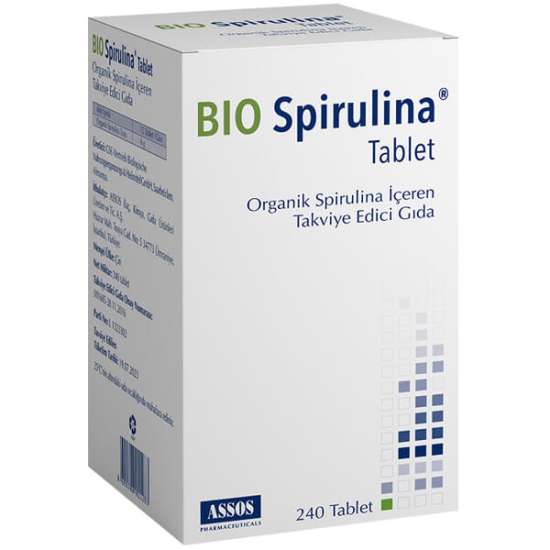 Bio Spirulina 240 Tablet Gıda Takviyesi - 1