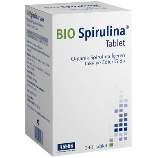 Bio Spirulina 240 Tablet Gıda Takviyesi - 1
