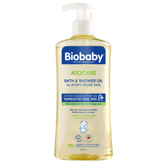 Biobaby Atocare Temizleyici Banyo Duş Yağı 500 ml - 1