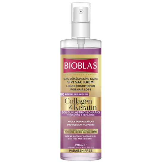 Bioblas Collagen Keratin Sıvı Saç Kremi 200 ml - 1