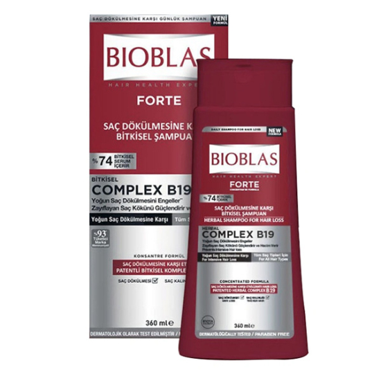 Bioblas Forte Complex B19 Dökülmeye Karşı Şampuan 360 ml - 1