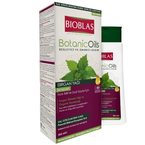 Bioblas Organic Oils Isırgan Yağlı Şampuan 360 ml - 1