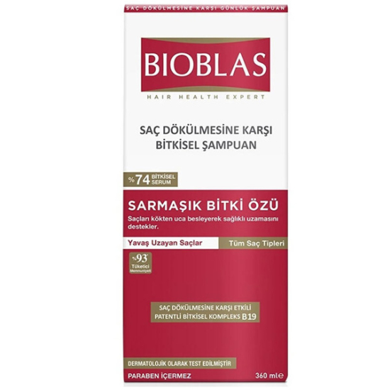 Bioblas Saç Dökülmesine Karşı Sağlıklı Uzama Etkili Şampuan 360 ml - 1