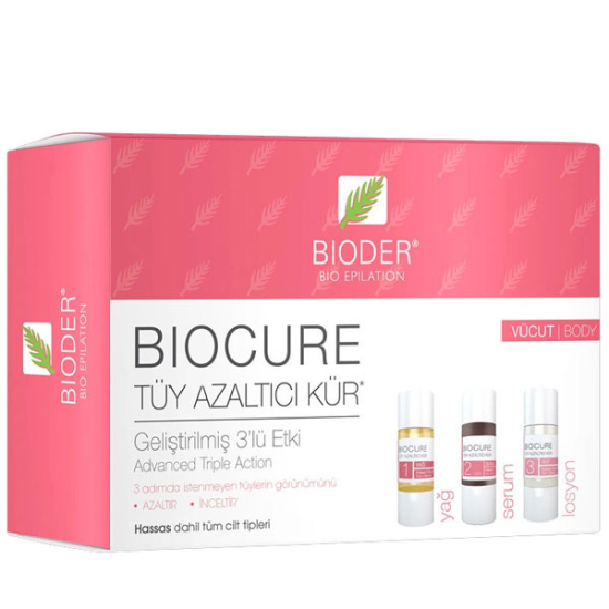 Bioder Biocure Tüy Azaltıcı Kür 3 x 10 ml - 1