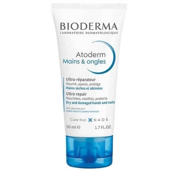 Bioderma Atoderm Hand and Nail Cream 50 ML Kuru Ciltler İçin El ve Tırnak Kremi - 1